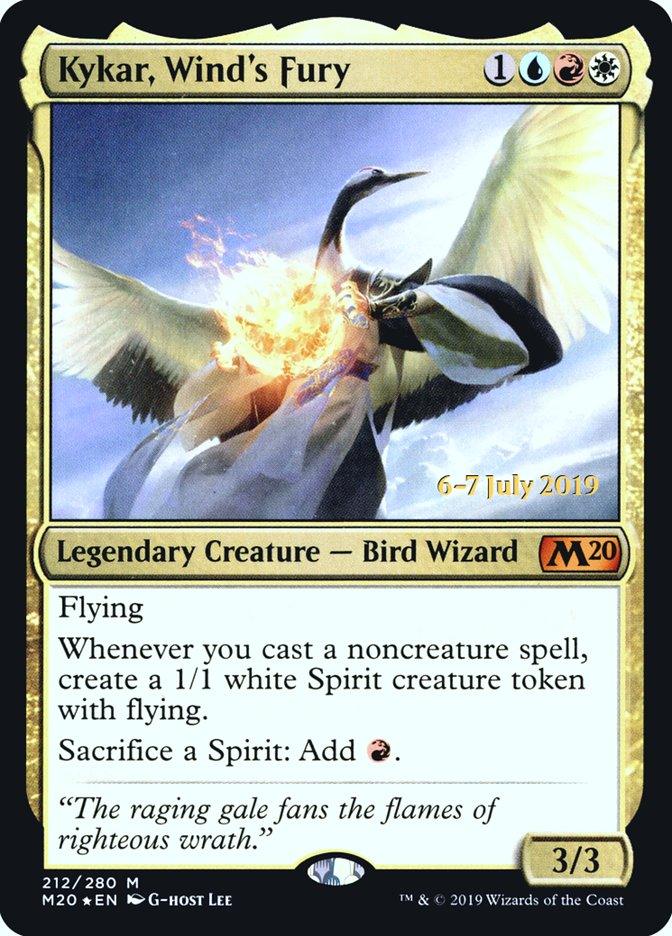 Kykar, Wind's Fury [Core Set 2020 Prerelease Promos] - Trinity Hobby