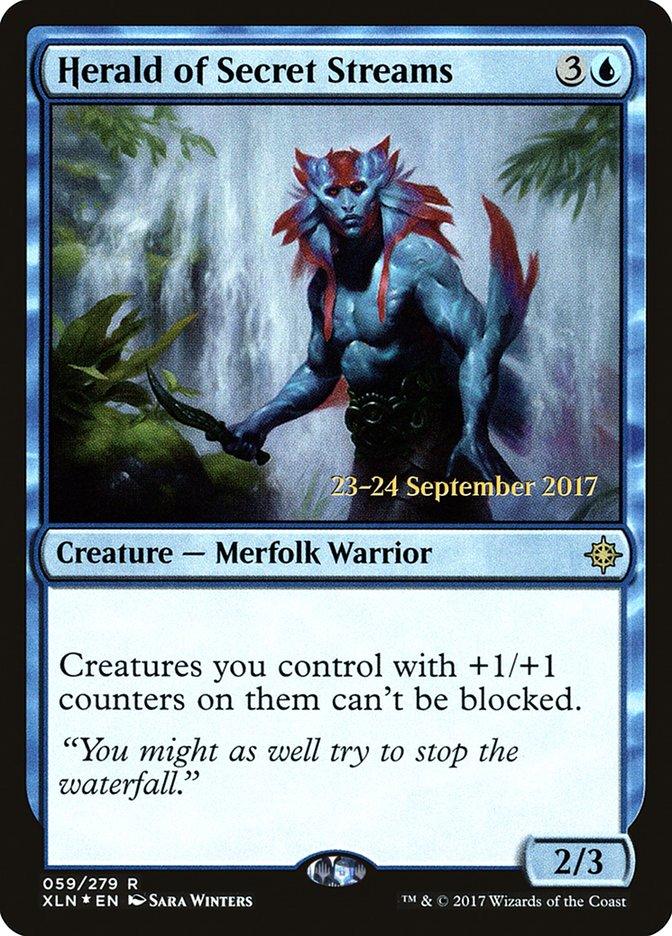 Herald of Secret Streams [Ixalan Prerelease Promos] - Trinity Hobby
