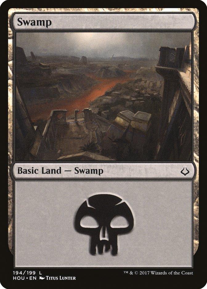 Swamp (194) [Hour of Devastation] - Trinity Hobby