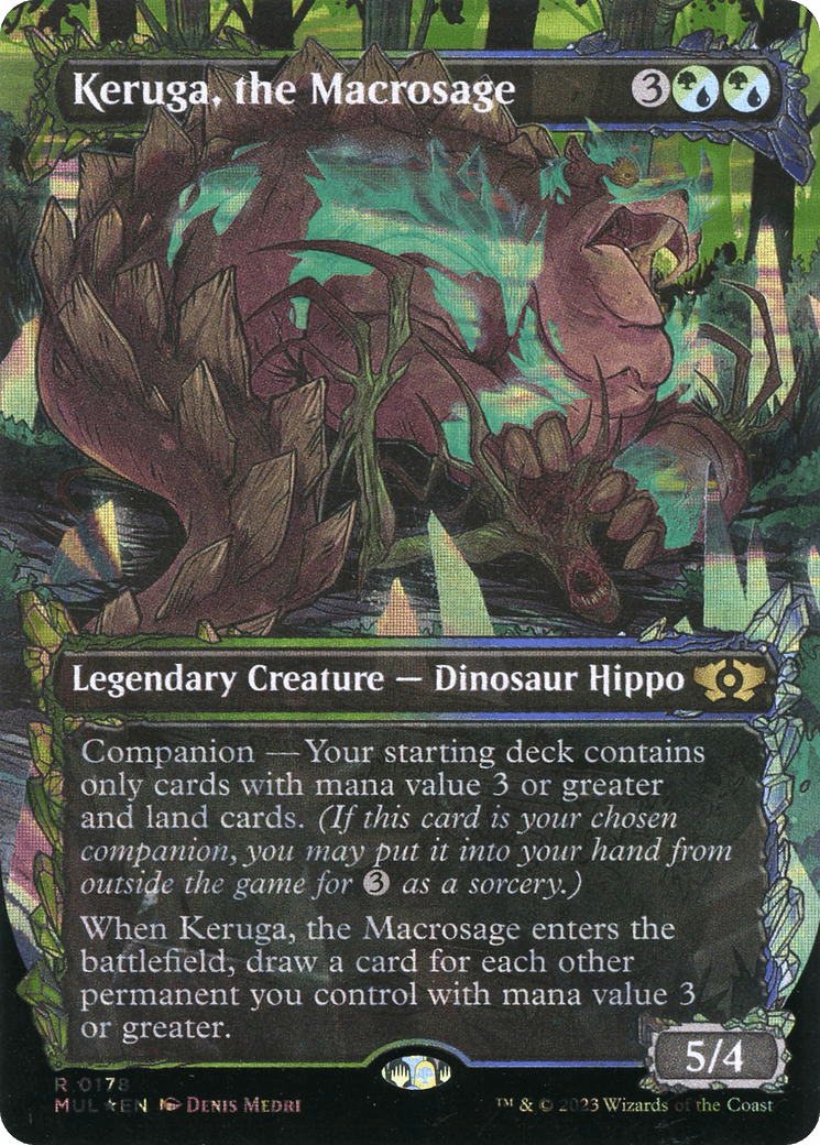 Keruga, the Macrosage (Halo Foil) [Multiverse Legends] - Trinity Hobby