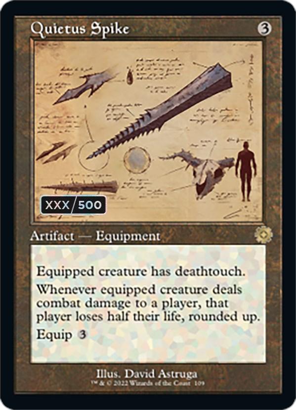 Quietus Spike (Retro Schematic) (Serialized) [The Brothers' War Retro Artifacts] - Trinity Hobby