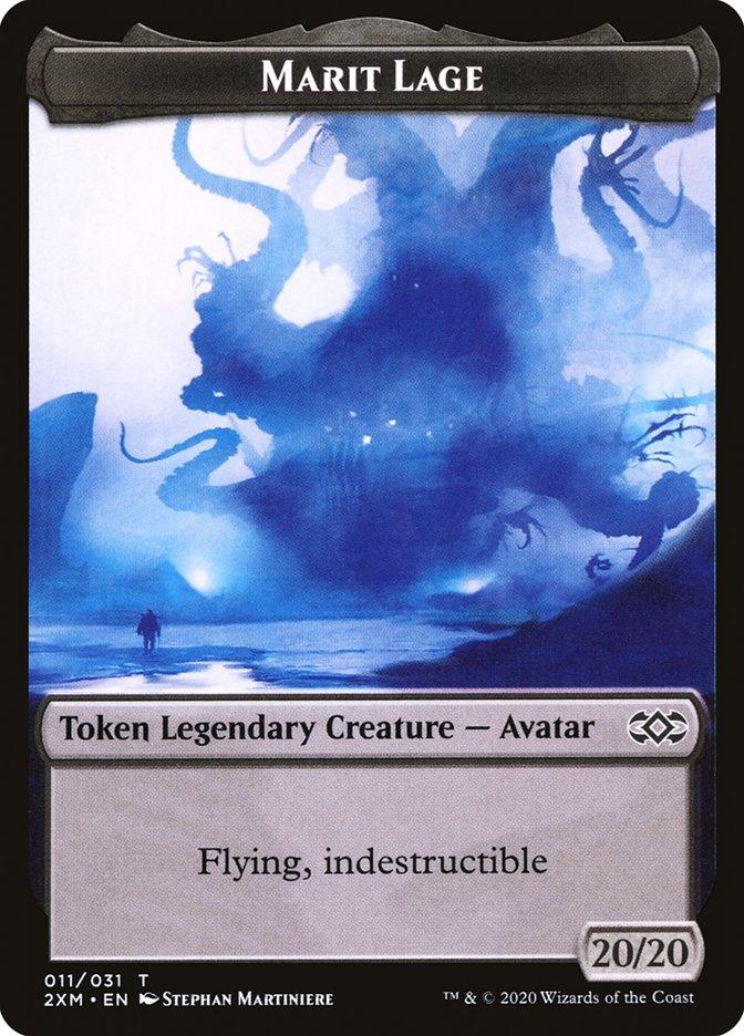 Elephant // Marit Lage Double-Sided Token [Double Masters Tokens] - Trinity Hobby