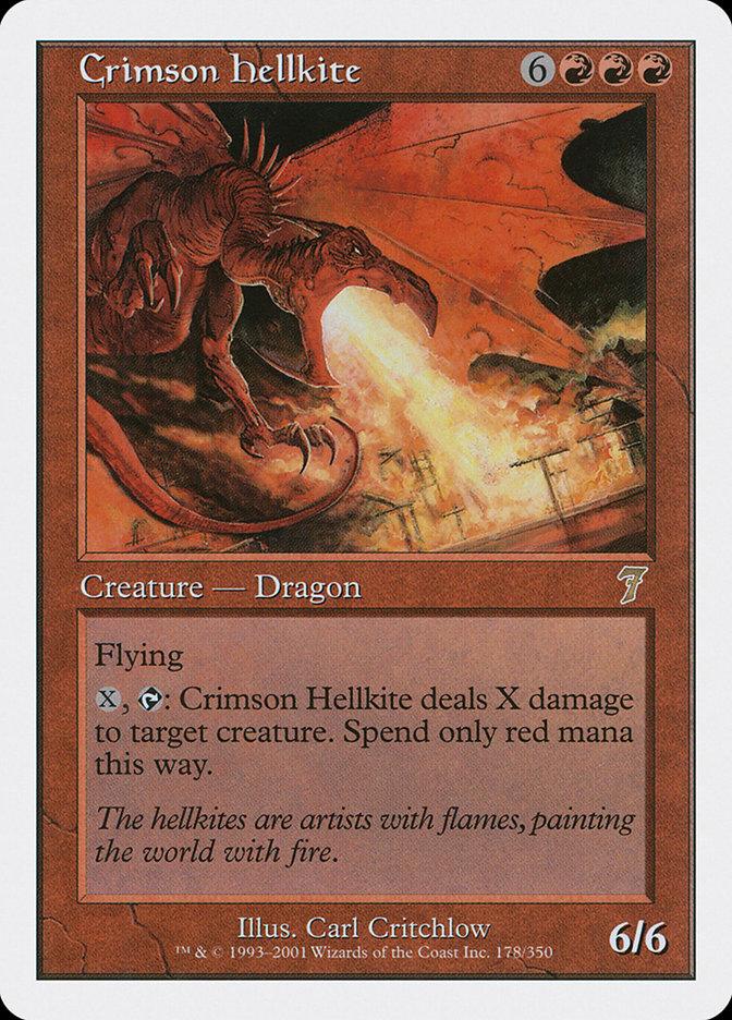 Crimson Hellkite [Seventh Edition] - Trinity Hobby