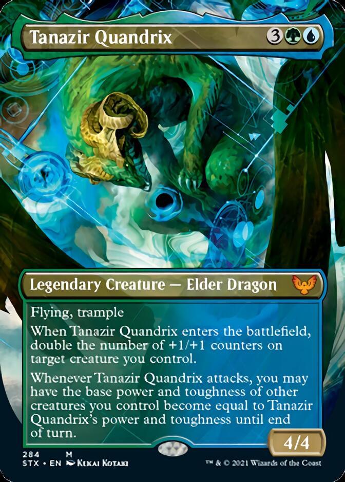 Tanazir Quandrix (Borderless Alternate Art) [Strixhaven: School of Mages] - Trinity Hobby