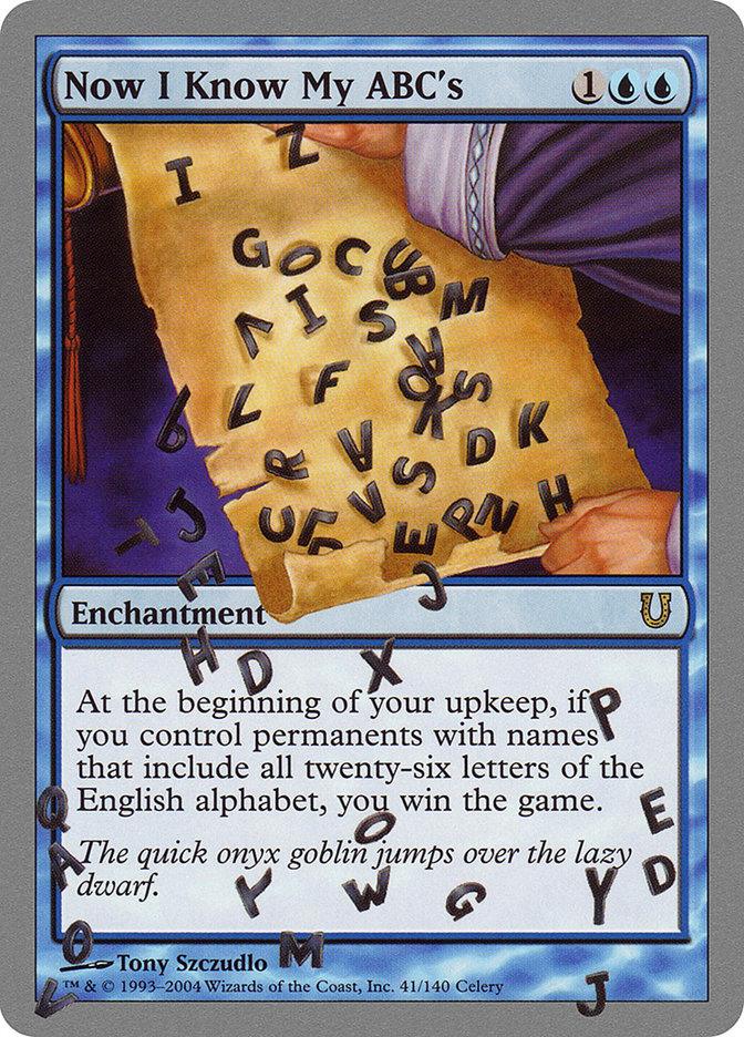 Now I Know My ABC's [Unhinged] - Trinity Hobby