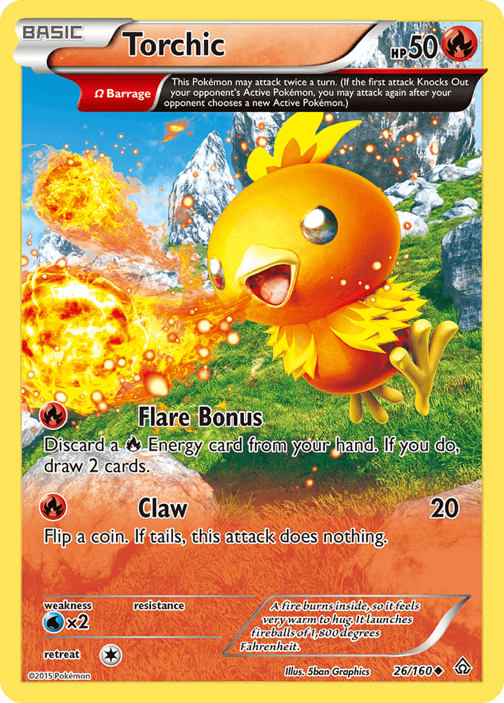 Torchic (26/160) [XY: Primal Clash] - Trinity Hobby