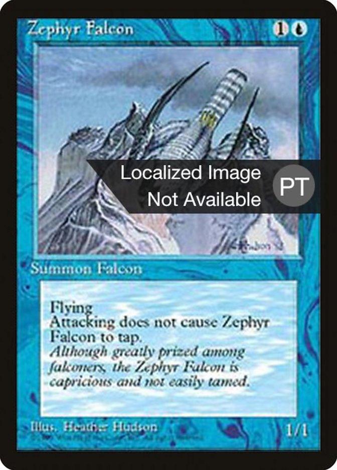 Zephyr Falcon [Fourth Edition (Foreign Black Border)] - Trinity Hobby