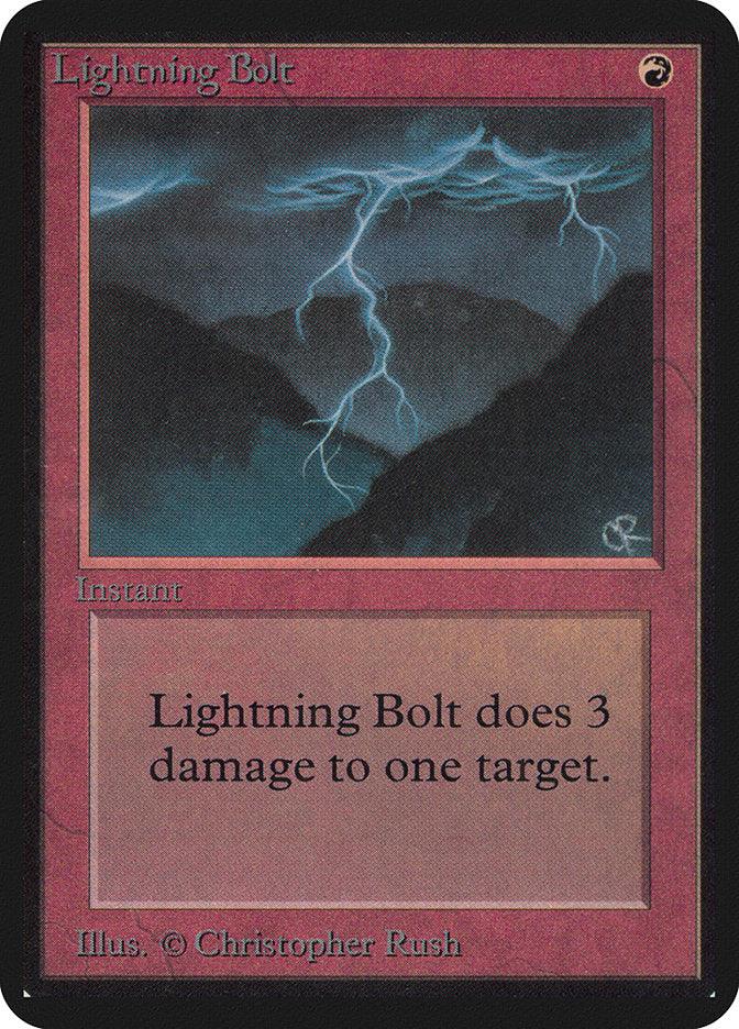 Lightning Bolt [Alpha Edition] - Trinity Hobby