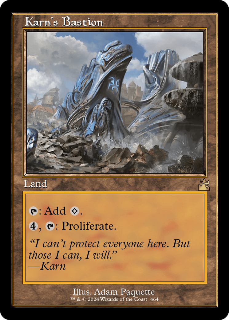 Karn's Bastion (Retro Frame) [Ravnica Remastered] - Trinity Hobby