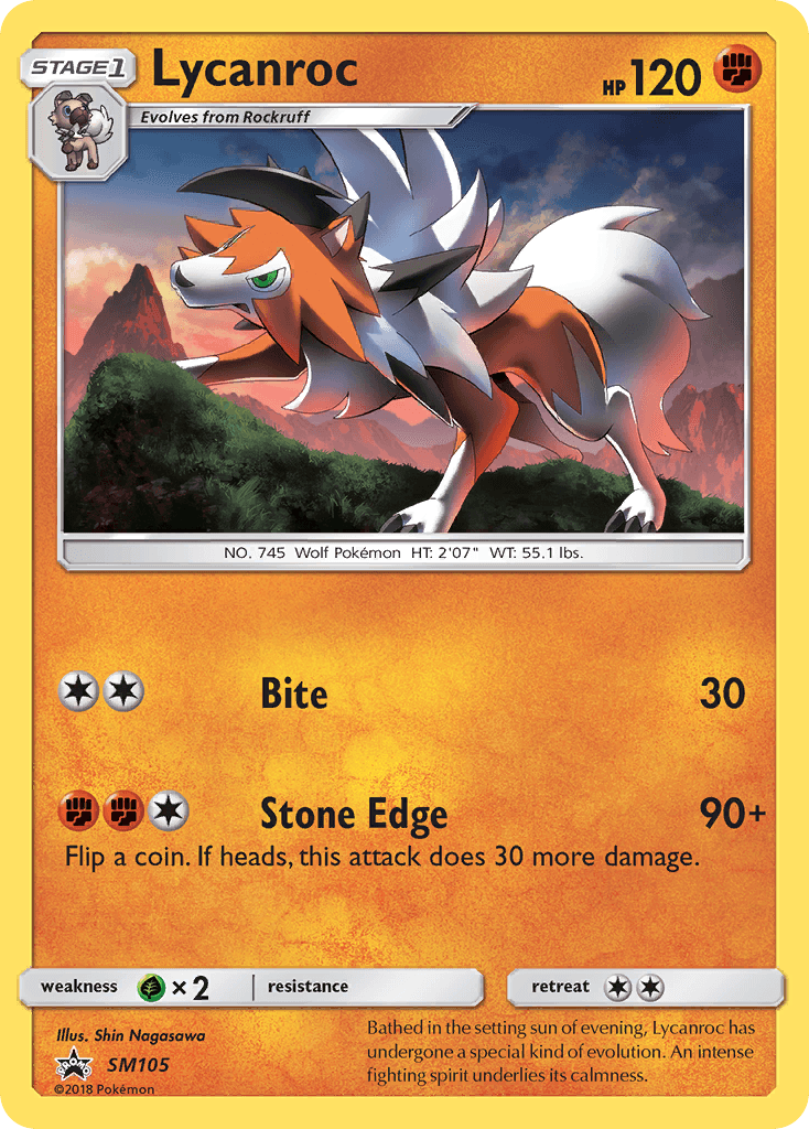 Lycanroc (SM105) [Sun & Moon: Black Star Promos] - Trinity Hobby