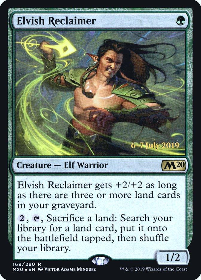 Elvish Reclaimer [Core Set 2020 Prerelease Promos] - Trinity Hobby