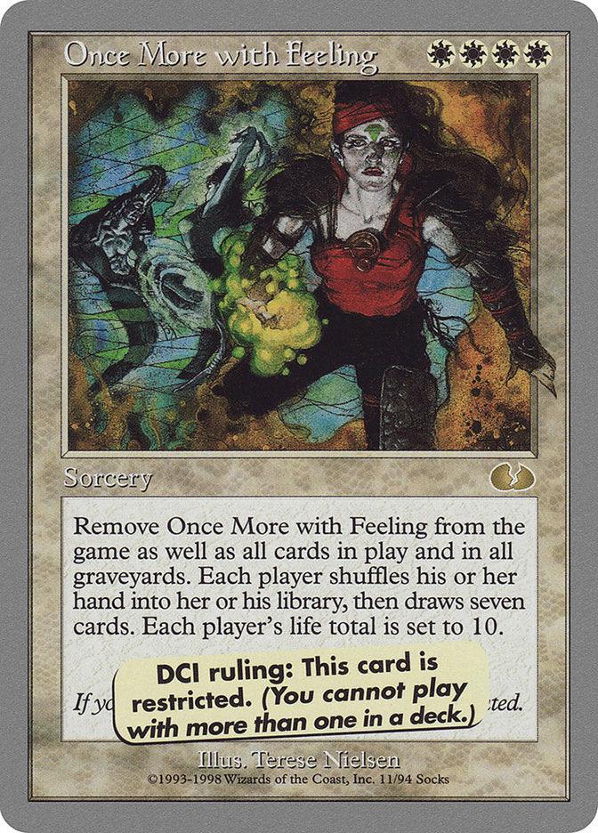 Once More with Feeling [Unglued] - Trinity Hobby