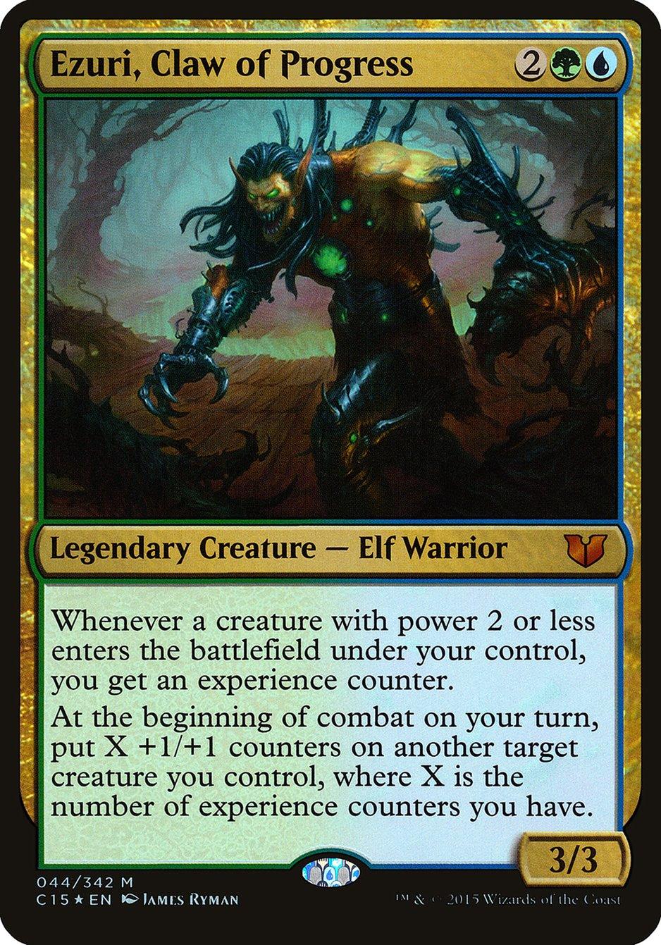 Ezuri, Claw of Progress (Oversized) [Commander 2015 Oversized] - Trinity Hobby