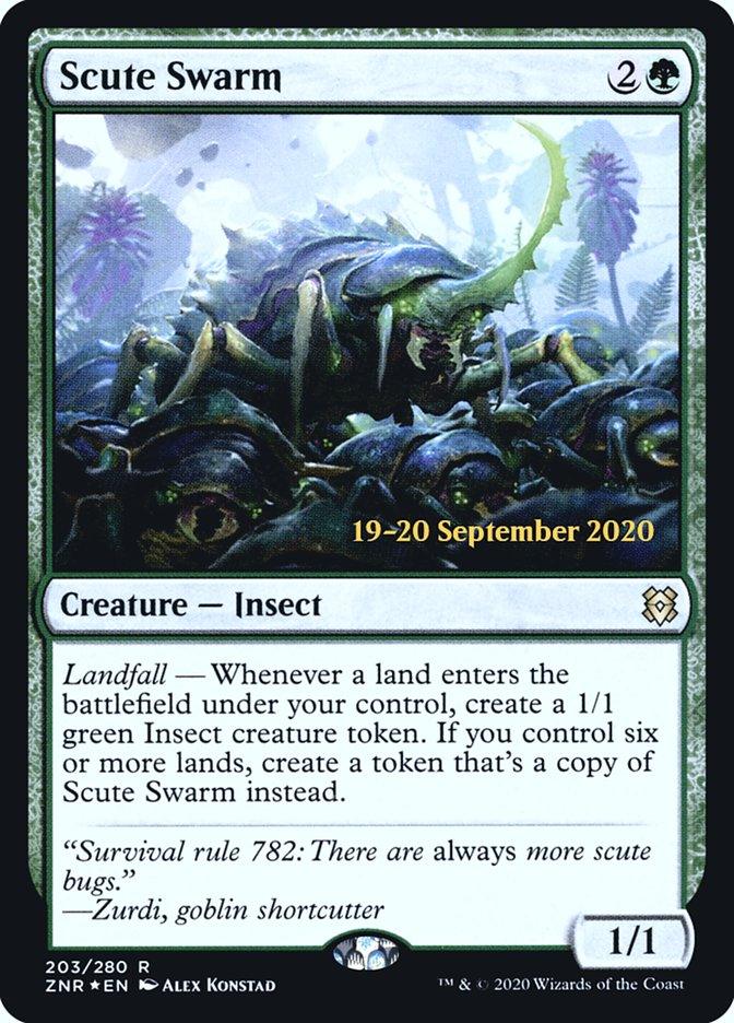 Scute Swarm [Zendikar Rising Prerelease Promos] - Trinity Hobby