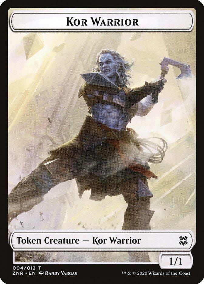 Hydra // Kor Warrior Double-Sided Token [Zendikar Rising Tokens] - Trinity Hobby