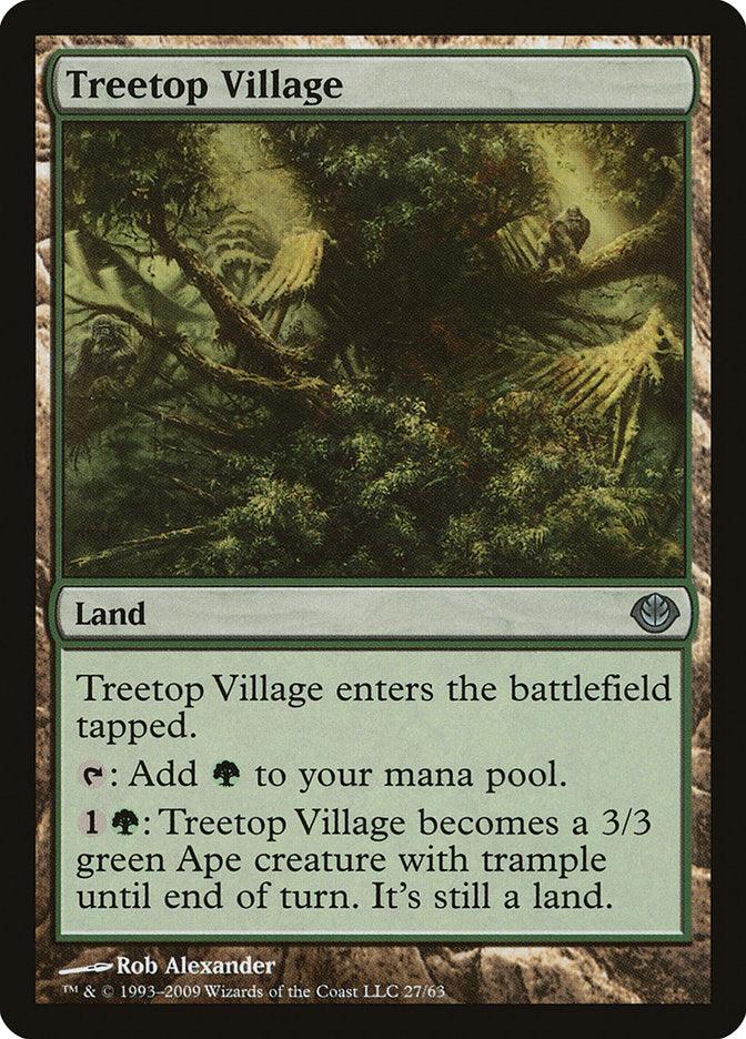 Treetop Village [Duel Decks: Garruk vs. Liliana] - Trinity Hobby
