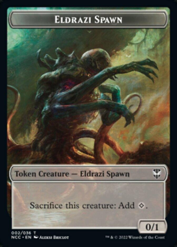 Eldrazi Spawn // Human Double-Sided Token [Streets of New Capenna Commander Tokens] - Trinity Hobby