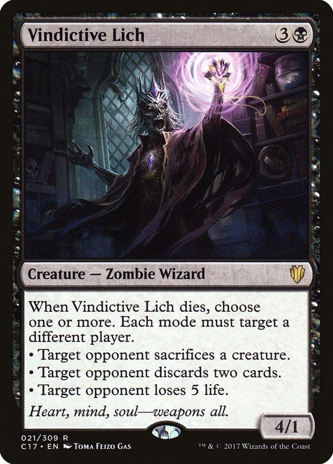 Vindictive Lich [Commander 2017] - Trinity Hobby