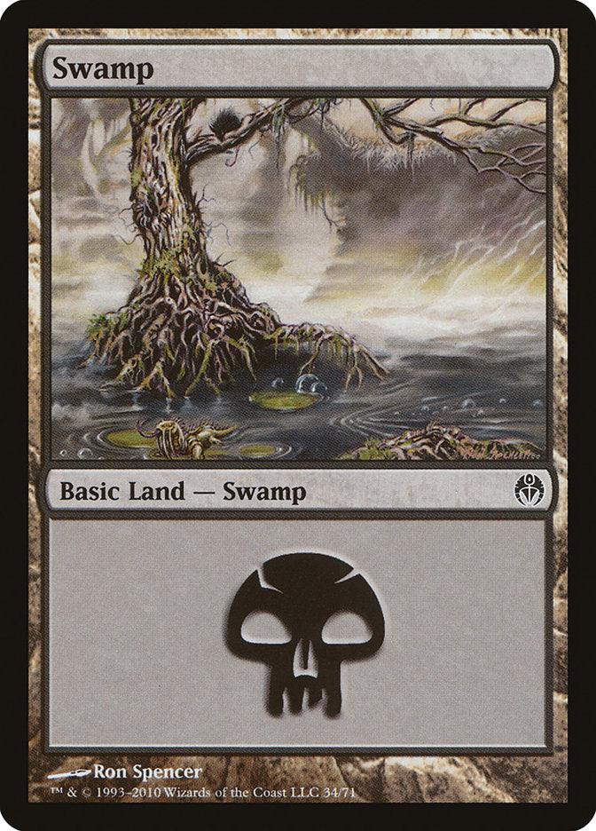 Swamp (34) [Duel Decks: Phyrexia vs. the Coalition] - Trinity Hobby