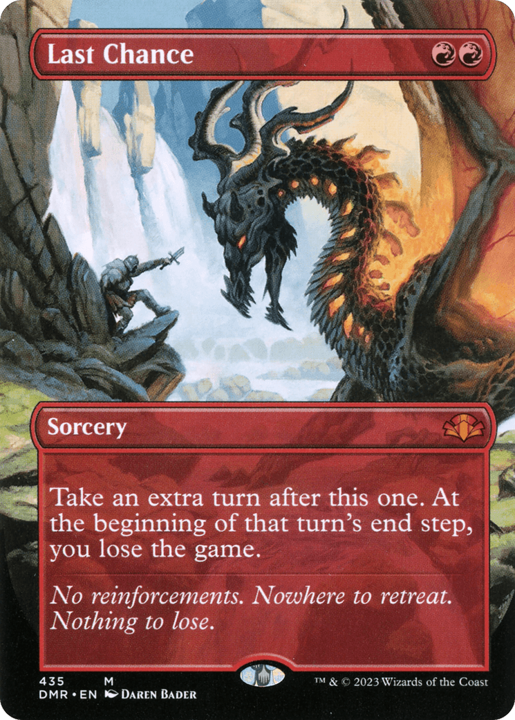 Last Chance (Borderless Alternate Art) [Dominaria Remastered] - Trinity Hobby