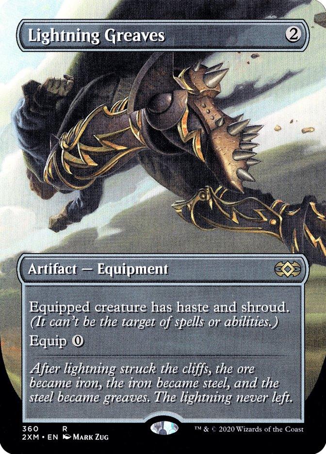 Lightning Greaves (Toppers) [Double Masters] - Trinity Hobby