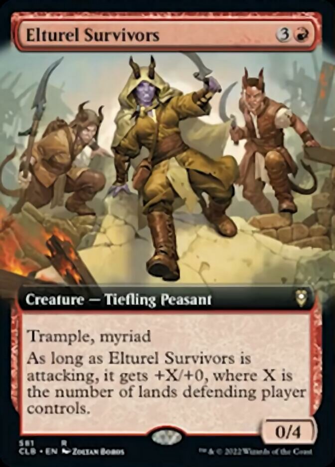 Elturel Survivors (Extended Art) [Commander Legends: Battle for Baldur's Gate] - Trinity Hobby