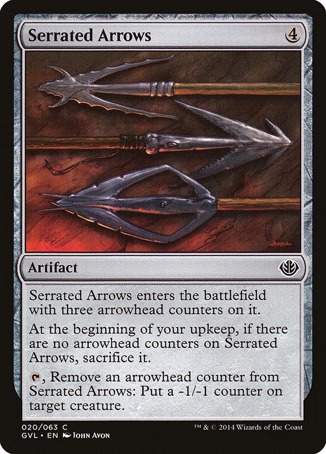 Serrated Arrows (Garruk vs. Liliana) [Duel Decks Anthology] - Trinity Hobby