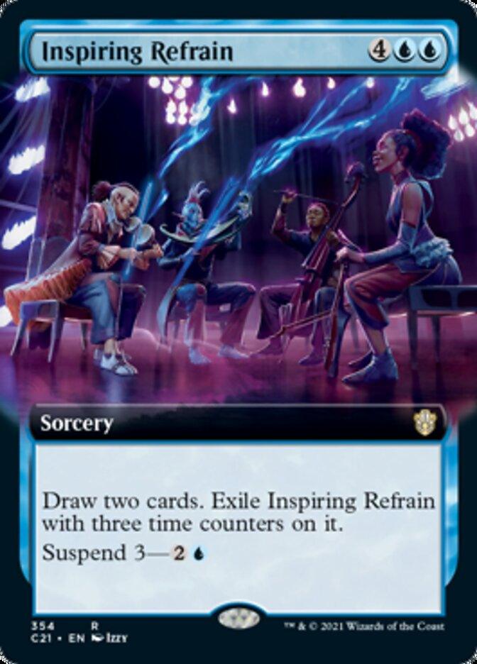 Inspiring Refrain (Extended Art) [Commander 2021] - Trinity Hobby