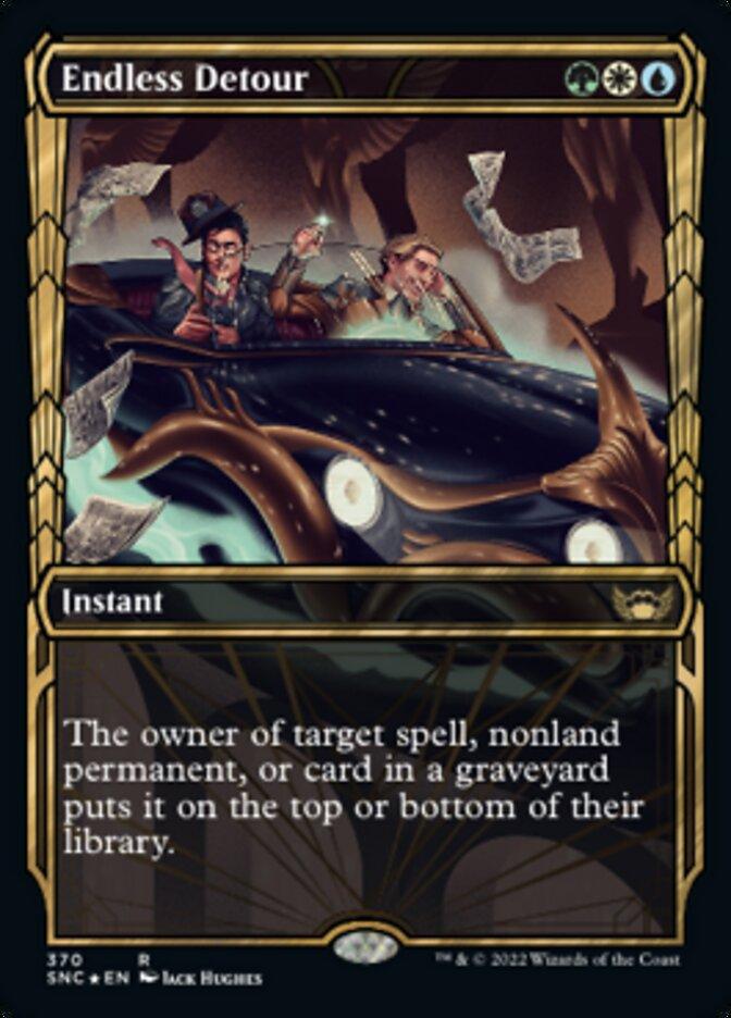 Endless Detour (Showcase Golden Age Gilded Foil) [Streets of New Capenna] - Trinity Hobby