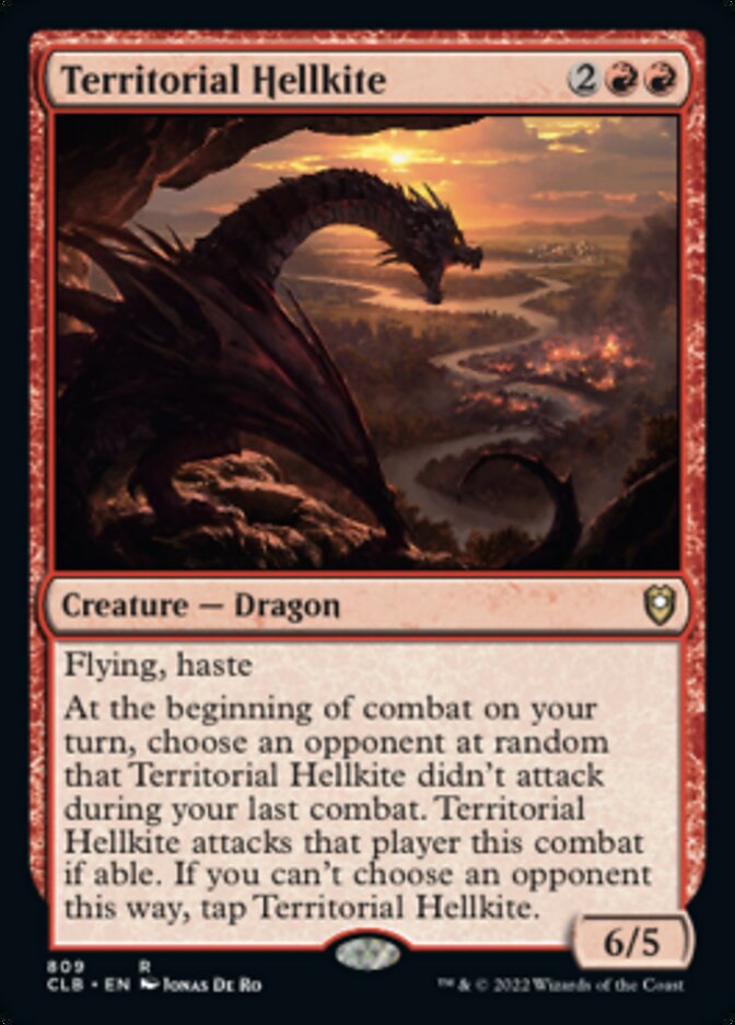 Territorial Hellkite [Commander Legends: Battle for Baldur's Gate] - Trinity Hobby