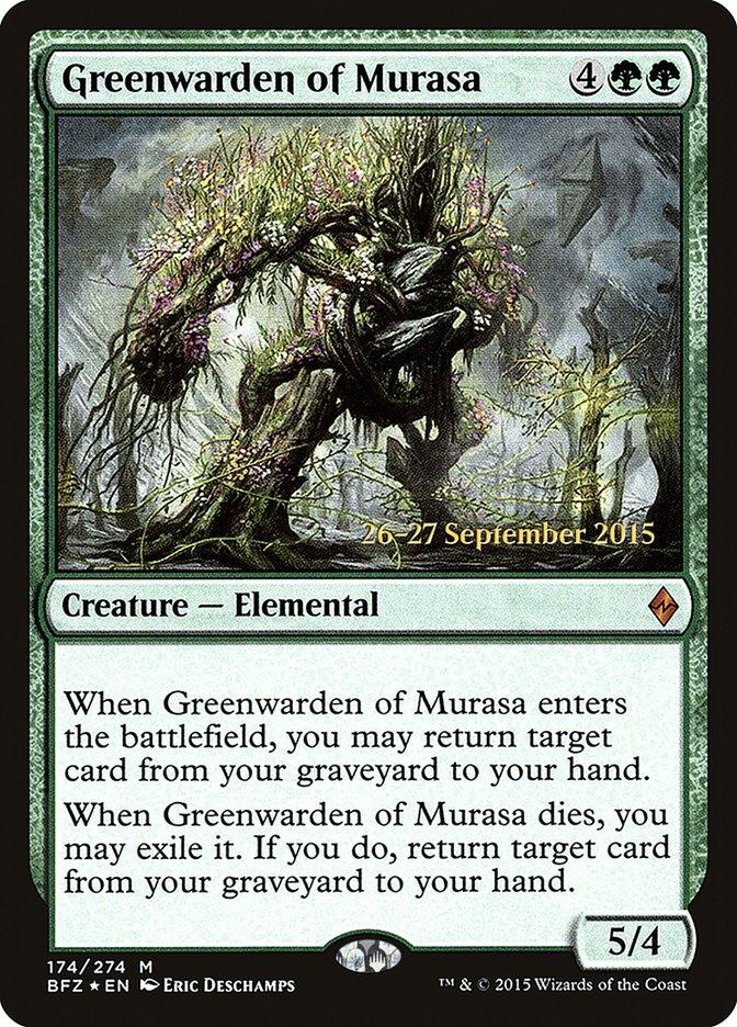 Greenwarden of Murasa [Battle for Zendikar Prerelease Promos] - Trinity Hobby