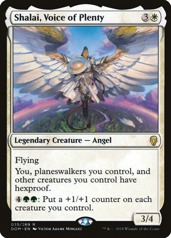 Shalai, Voice of Plenty [Dominaria] - Trinity Hobby