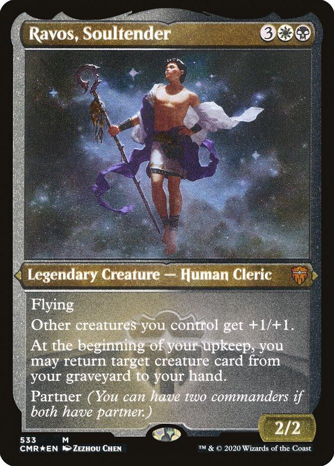 Ravos, Soultender (Etched) [Commander Legends] - Trinity Hobby