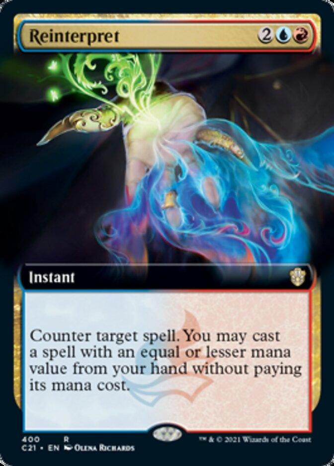 Reinterpret (Extended Art) [Commander 2021] - Trinity Hobby