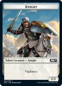 Knight // Soldier Double-Sided Token [Core Set 2021 Tokens] - Trinity Hobby