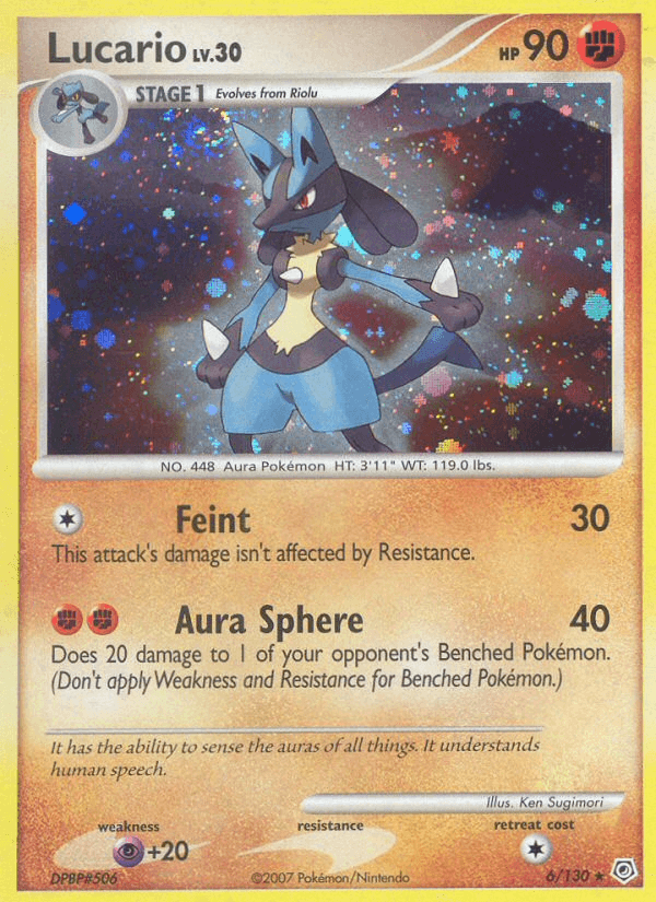 Lucario (6/130) [Diamond & Pearl: Base Set] - Trinity Hobby