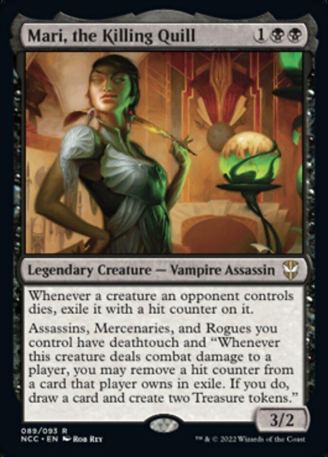 Mari, the Killing Quill [Streets of New Capenna Commander] - Trinity Hobby