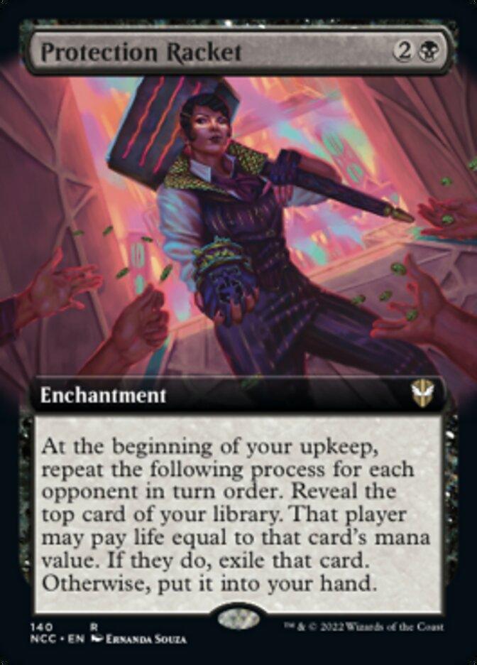 Protection Racket (Extended Art) [Streets of New Capenna Commander] - Trinity Hobby