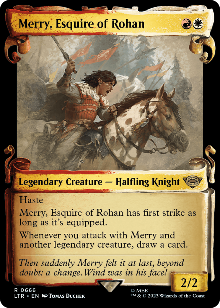 Merry, Esquire of Rohan [The Lord of the Rings: Tales of Middle-Earth Showcase Scrolls] - Trinity Hobby