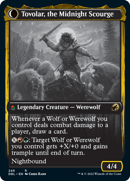 Tovolar, Dire Overlord // Tovolar, the Midnight Scourge [Innistrad: Double Feature] - Trinity Hobby