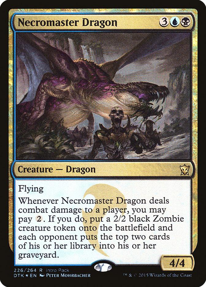 Necromaster Dragon (Intro Pack) [Dragons of Tarkir Promos] - Trinity Hobby