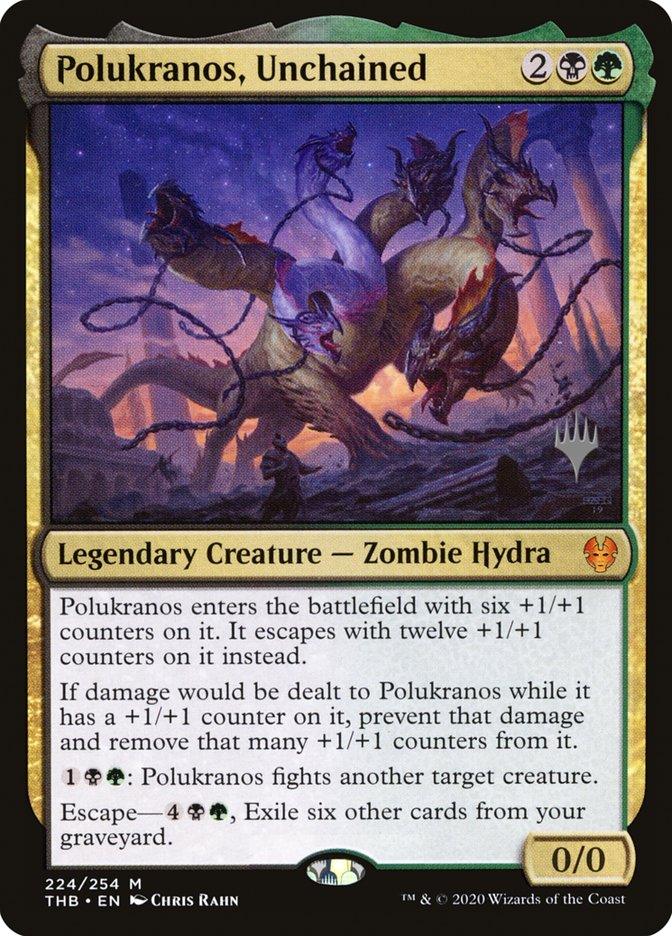 Polukranos, Unchained (Promo Pack) [Theros Beyond Death Promos] - Trinity Hobby