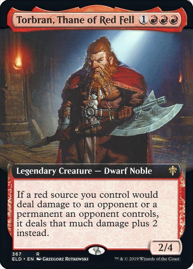 Torbran, Thane of Red Fell (Extended Art) [Throne of Eldraine] - Trinity Hobby