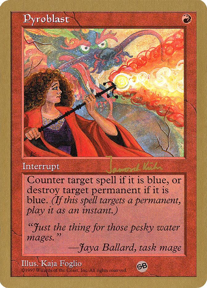 Pyroblast (Janosch Kuhn) (SB) [World Championship Decks 1997] - Trinity Hobby