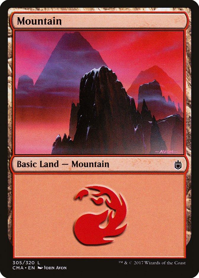 Mountain (305) [Commander Anthology] - Trinity Hobby