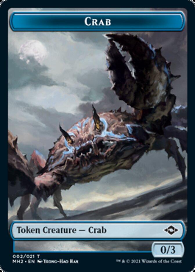 Clue (15) // Crab Double-Sided Token [Modern Horizons 2 Tokens] - Trinity Hobby
