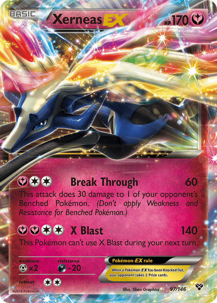 Xerneas EX (97/146) [XY: Base Set] - Trinity Hobby