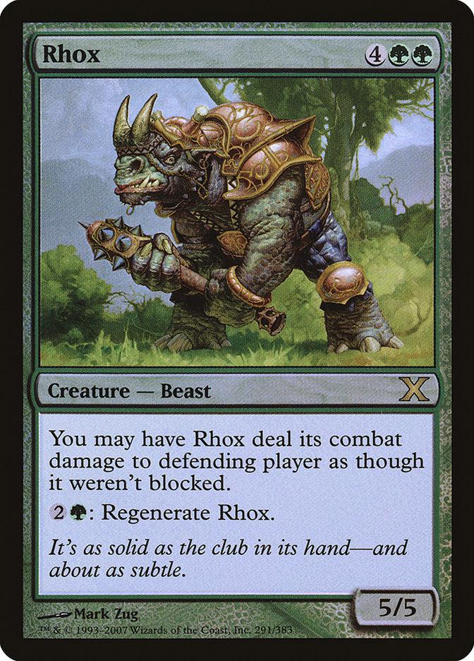 Rhox (Premium Foil) [Tenth Edition] - Trinity Hobby