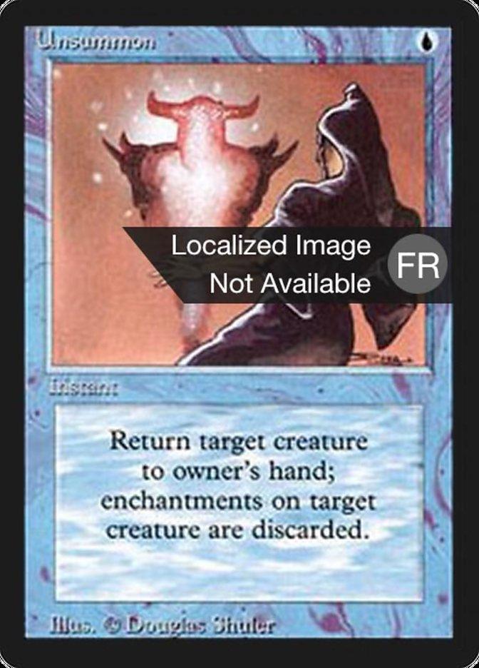 Unsummon [Foreign Black Border] - Trinity Hobby