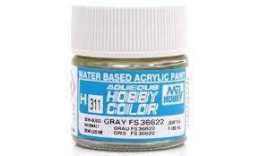 AQUEOUS HOBBY COLOR - H311 Gray FS36622 [for Vietnam camouflage] - Trinity Hobby